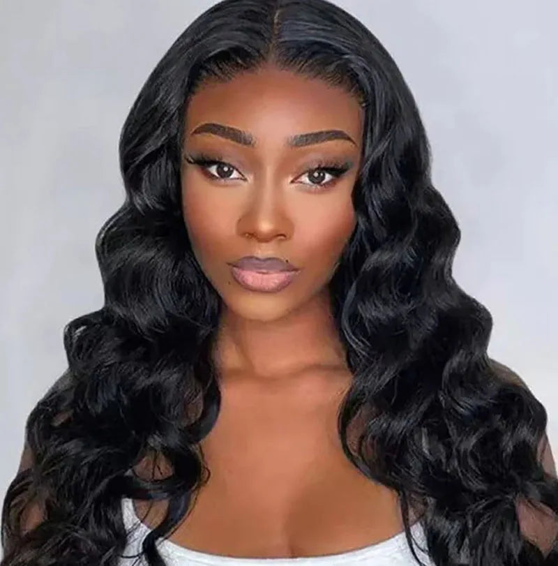 Wig 6x4 HD Body Wave Lace Front Wig Pre Cut PrePlucked Wavy Lace Closure Wigs